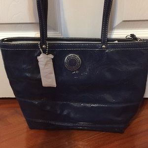 Blue Coach Tote